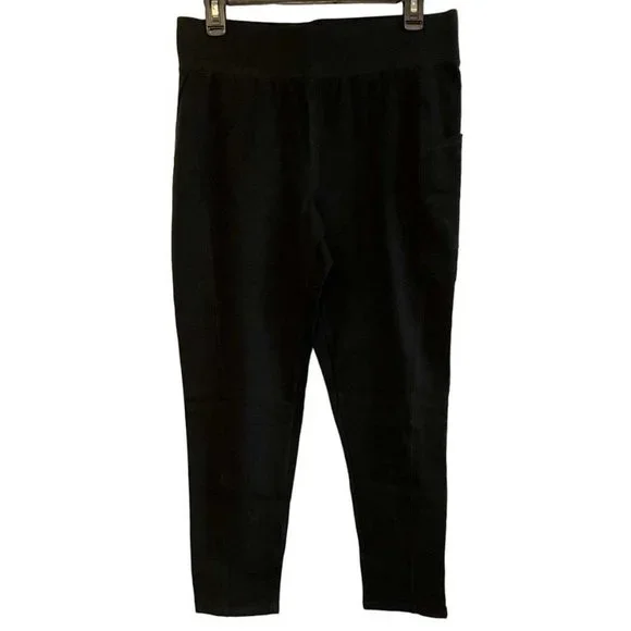 Denim & Co. Active Duo Stretch Pant with Side Pocket MEDIUM PETITE (404) - Picture 3 of 6